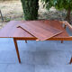 Scandinavian extendable dining table 1960
