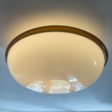 Vintage ceiling lamp in opaline and glass paste