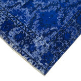 Handmade rustic anatolian 1970s 173 cm x 281 cm blue rug