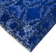 Handmade rustic anatolian 1970s 173 cm x 281 cm blue rug