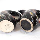 Paire de vases Longwy