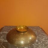Enameled brass cup