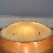 Mid-century minimalist fiberglass ceiling light, 1960s