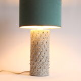 Fratelli Fianciullacci teardrop pattern cylinder table lamp, Italy, 1960s