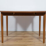 Table à manger extensible en teck, années 1960