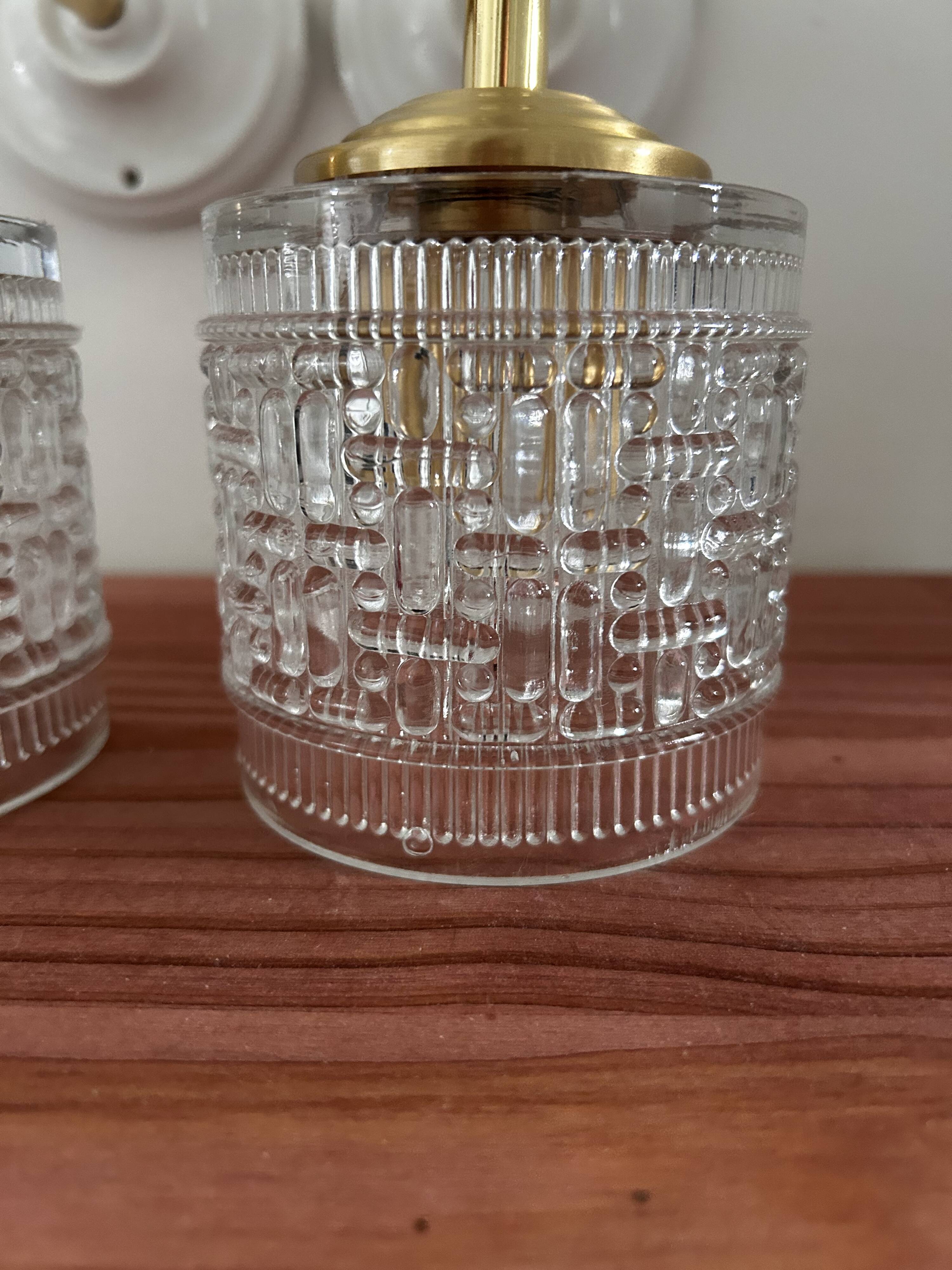 Pair of vintage wall sconces