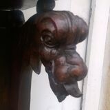 old carved shelf furniture
