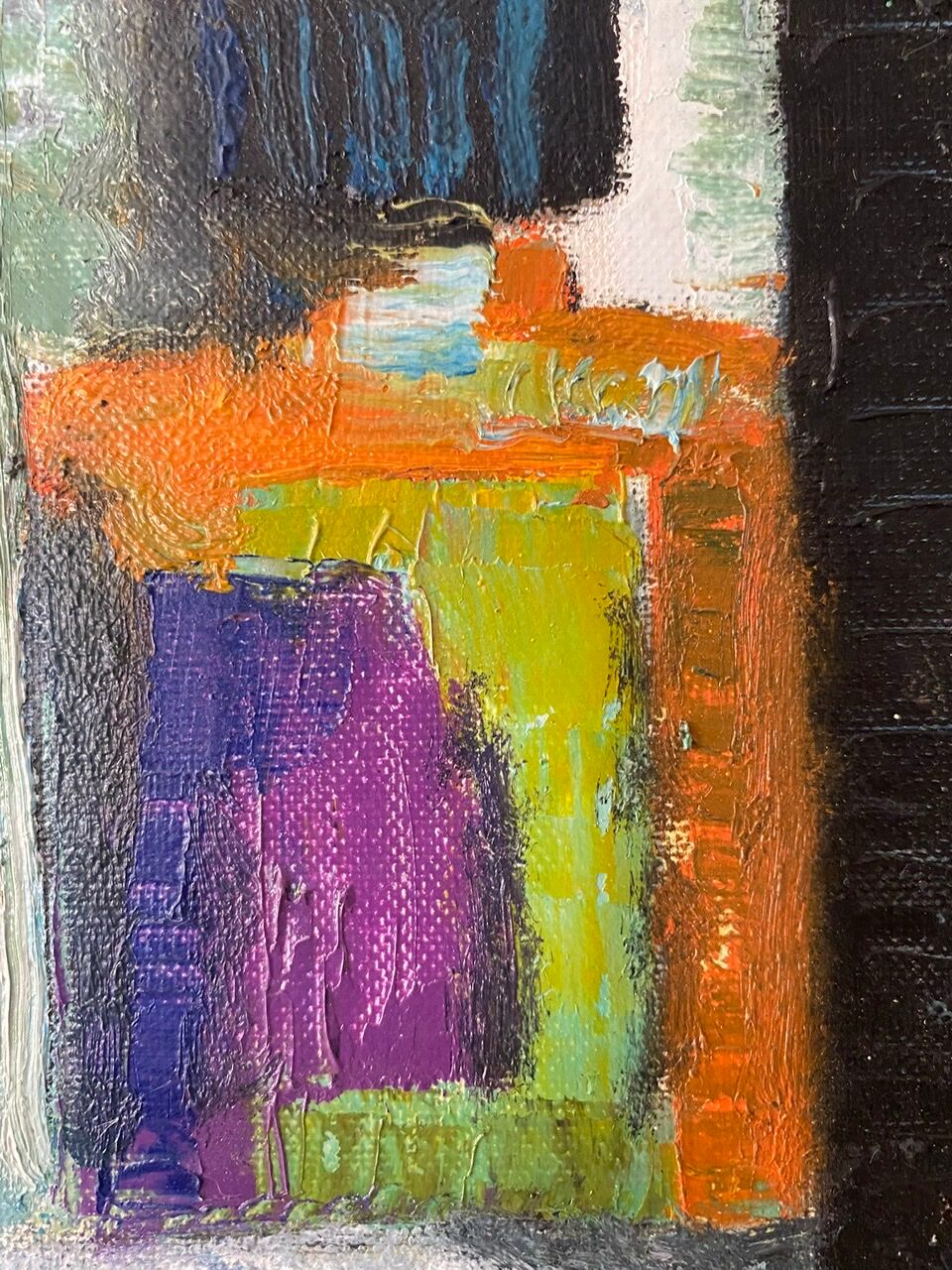 Old painting, still life with bottles signed Milliquet (1896-1982)