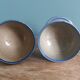 Signed and dated stoneware chalices