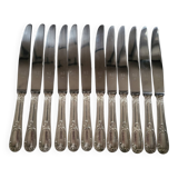 12 soh silver plated table knives
