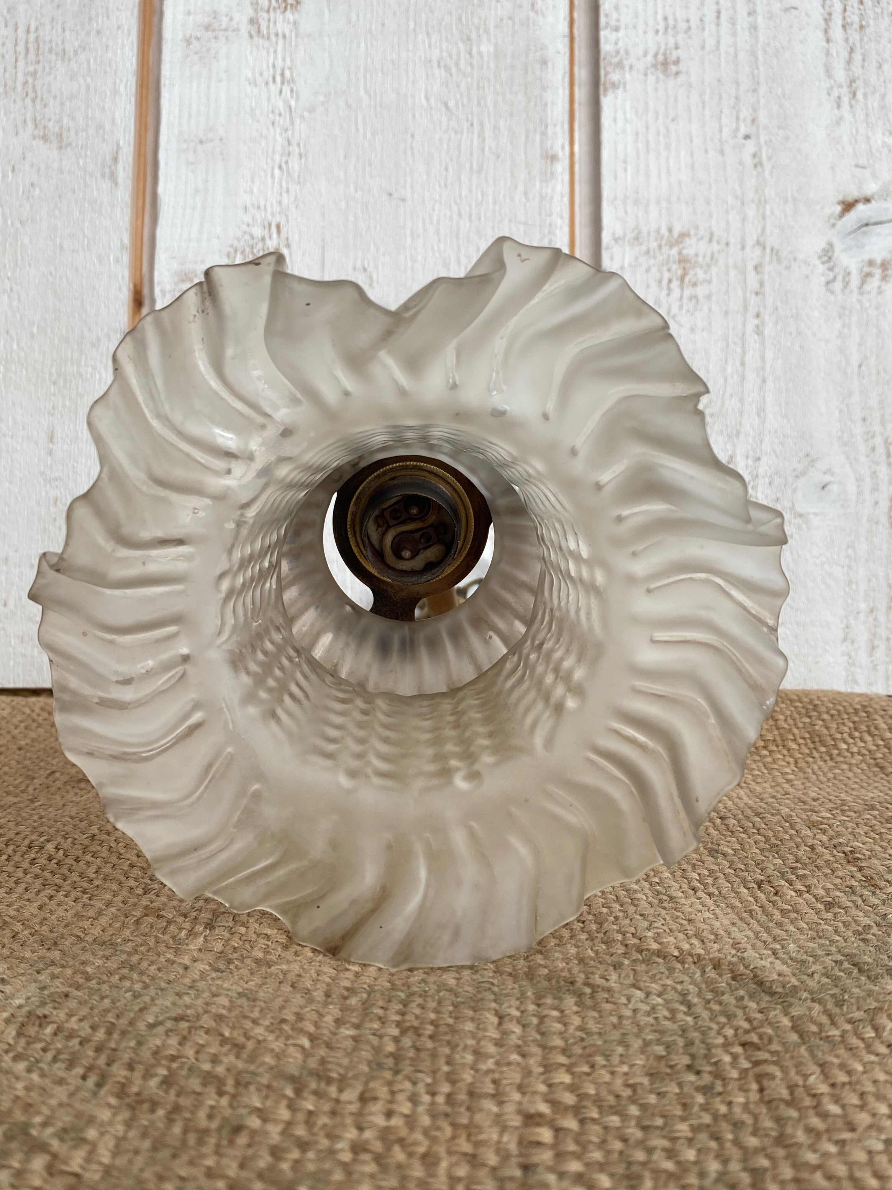 Art Deco tulip wall light