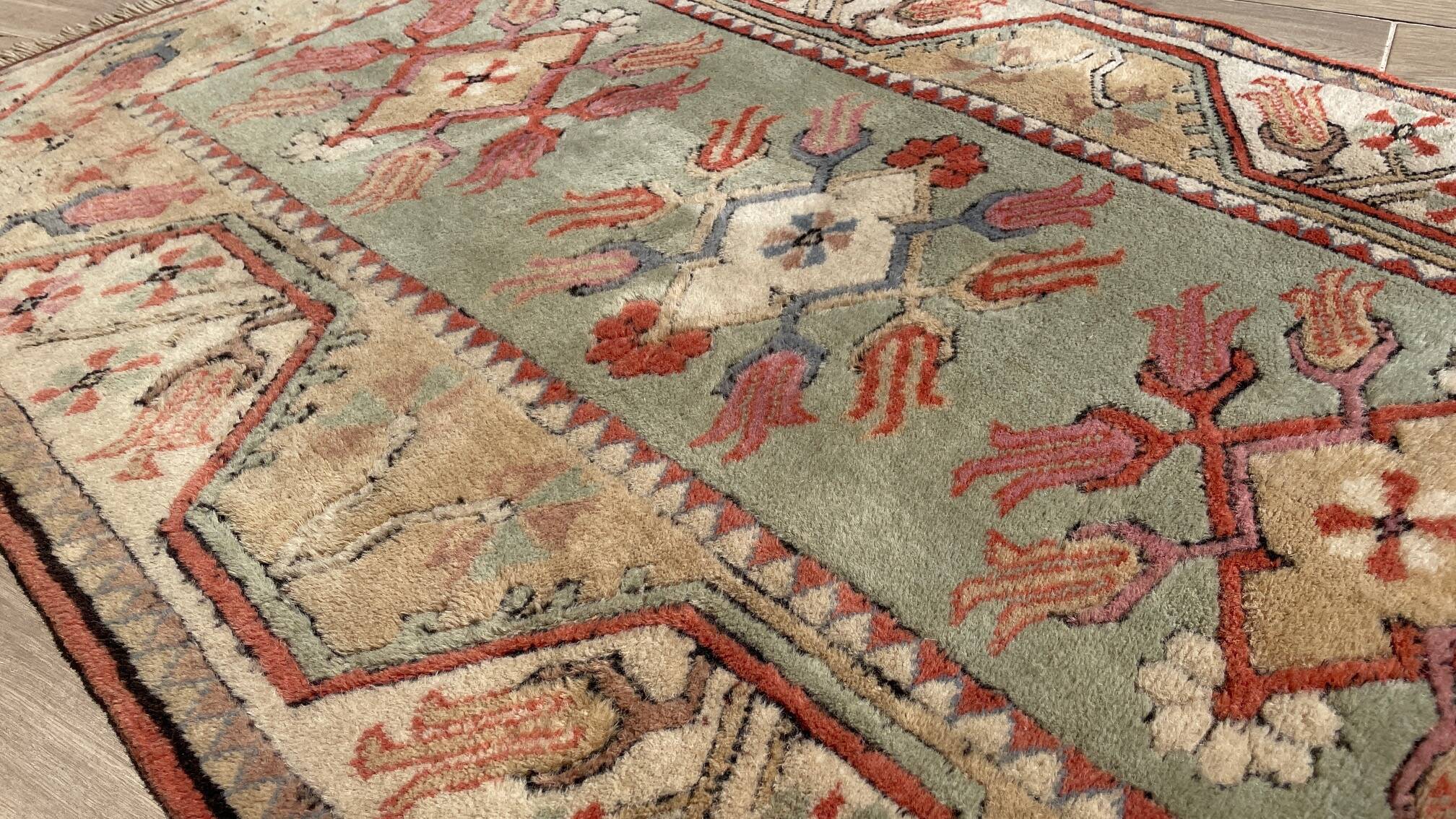 Milas oriental rug inspired by art deco