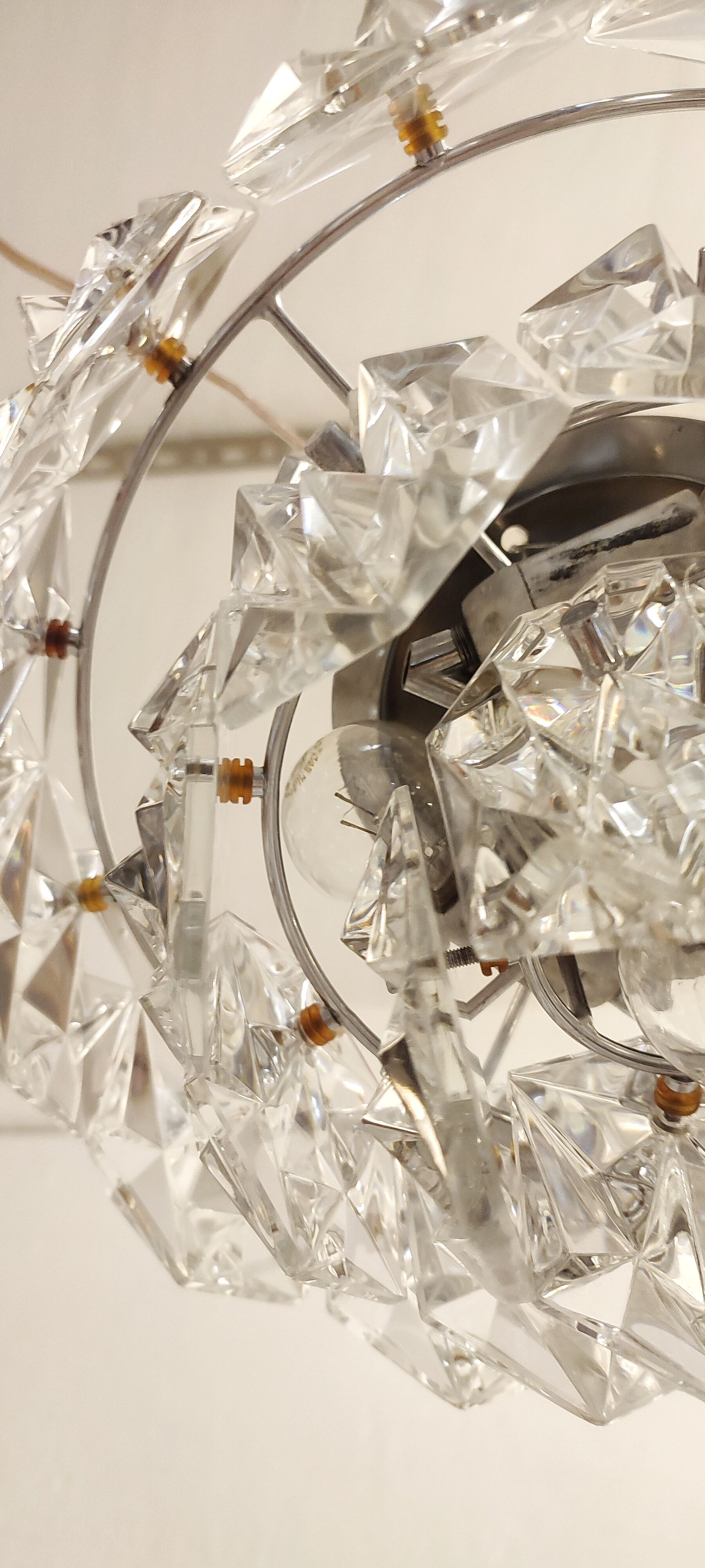 Ceiling lamp "Kinkeldey". Germany 1970s.