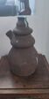 Pitcher, stoneware jug signed CK ceramic vintage 1960-1970
