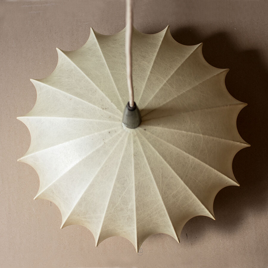 Cocoon hanging lamp from the 70s