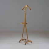 Vintage Italian beech valet by Ico Parisi for Fratelli Reguitti, 1950s