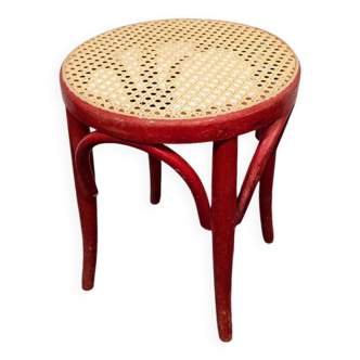 Tabouret craie rouge années 50
