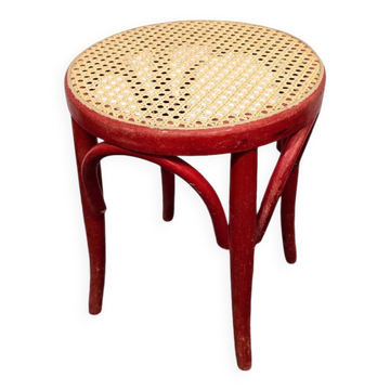 Tabouret craie rouge années 50