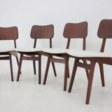 1960s Ib Kofod-Larsen Set Of 4 teak Dining Chairs Model 74 Denmark