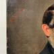 Portrait of a man with a sideburns