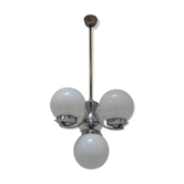 Art deco chrome chandelier, 1930s
