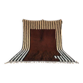 Grand tapis berbère en laine naturelle marocain d’atlas 3/4 m