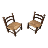 children chairs, set of 2, 1960s
