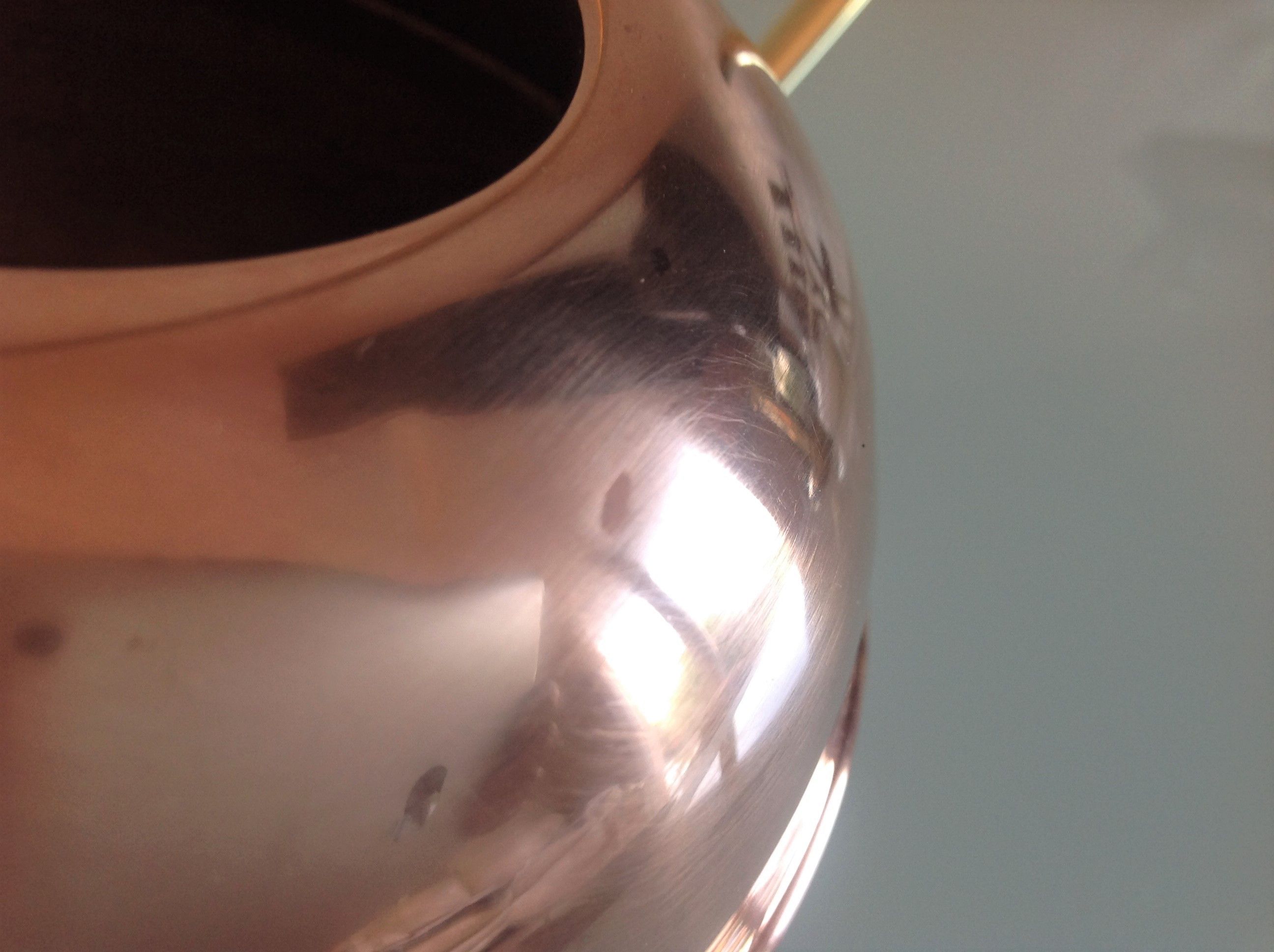Watering can ball in red copper / vintage 60s-70s