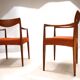 Set of 2 Gustav Bahus Bambi teak chairs by Rolf Rastad & Adolf Relling, 196