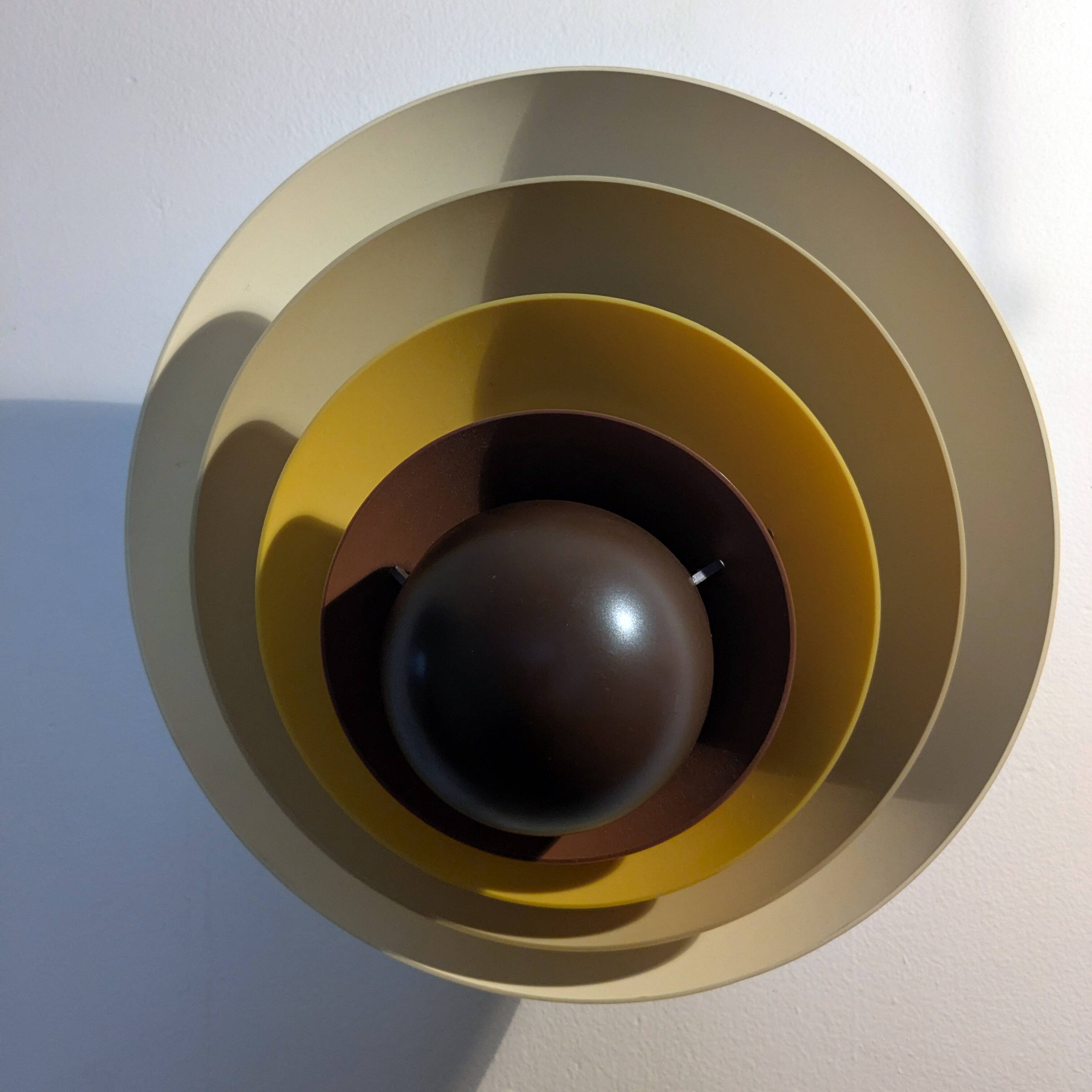 Pair of Ondine wall lights, New Age, 1970 Mazda