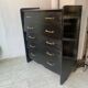 Black chest of drawers