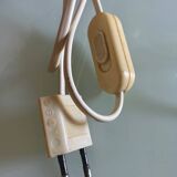 Lampes vintage en bois tourné