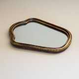 Small gilded wooden mirror