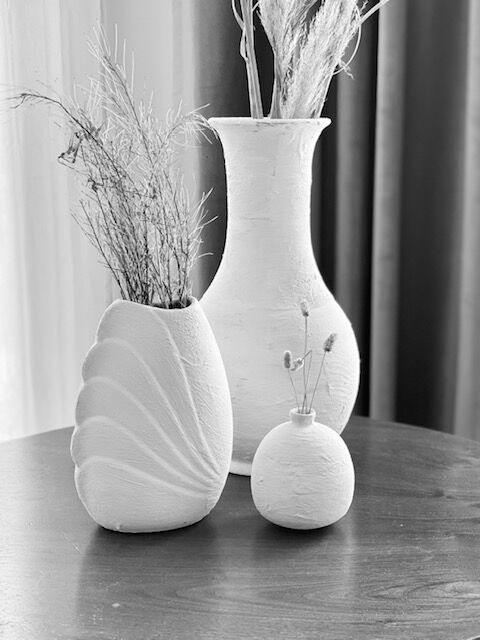 Bleached sandstone vase
