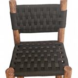BOHOB wooden bar stool