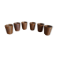 6 cups or glasses Digoin in stoneware