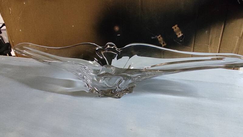Antique crystal bowl "Cristallerie de Lorraine"
