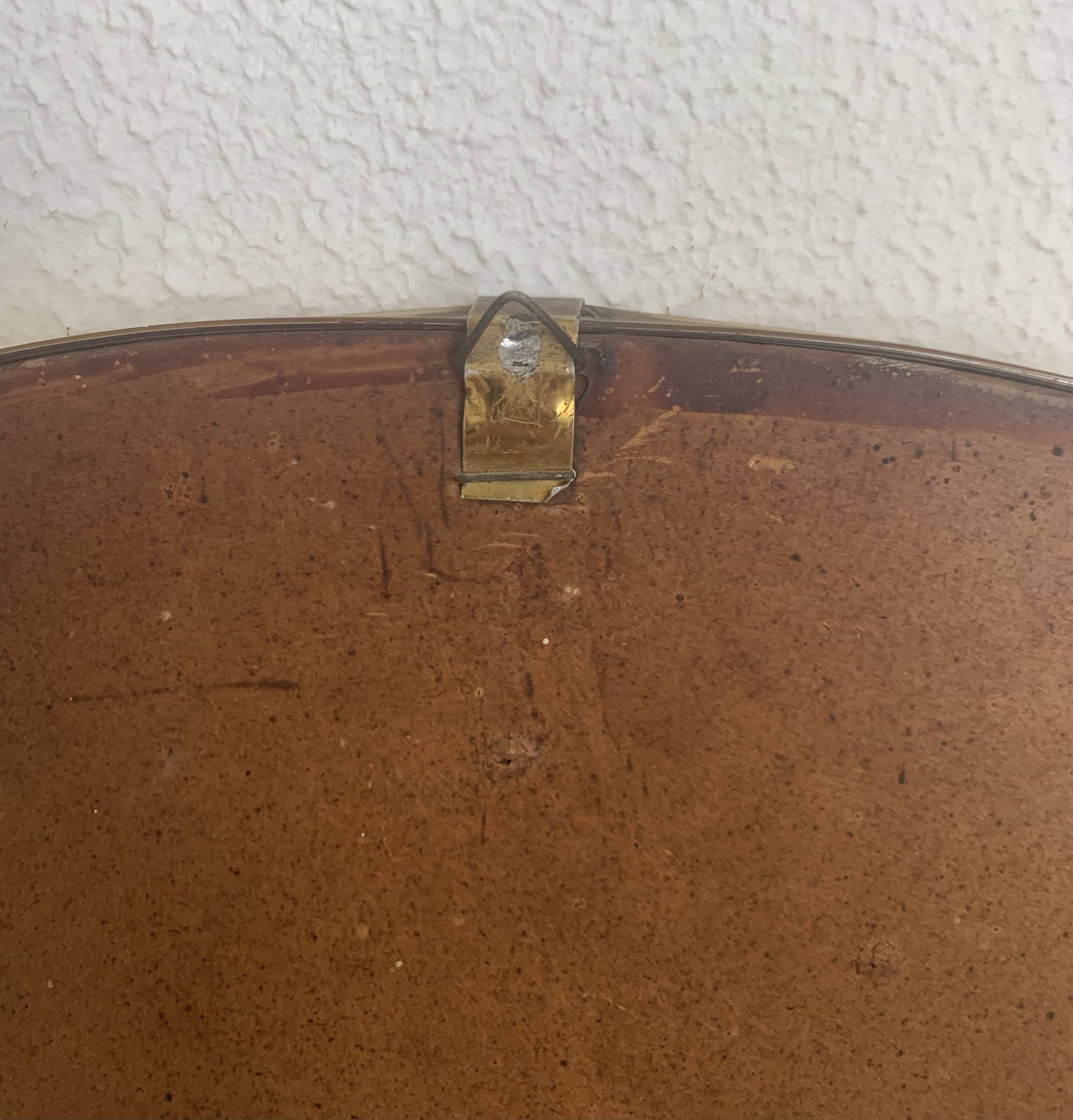 Vintage 1960 asymmetrical mirror in free form - 40 x 26 cm