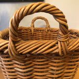 Old rattan basket