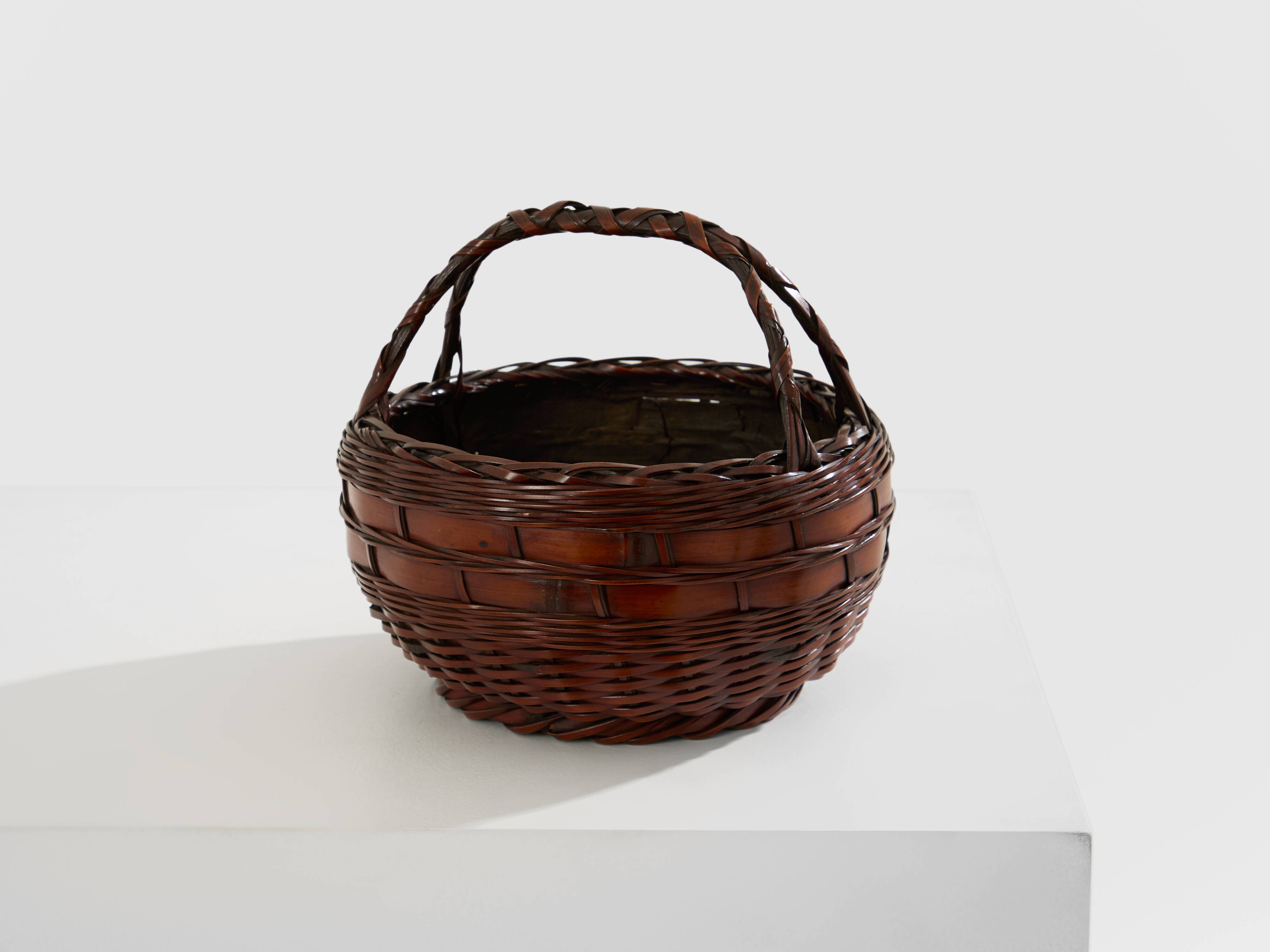 Ensemble de paniers Ikebana en bambou Maeda Chikubōsai periode Meiji