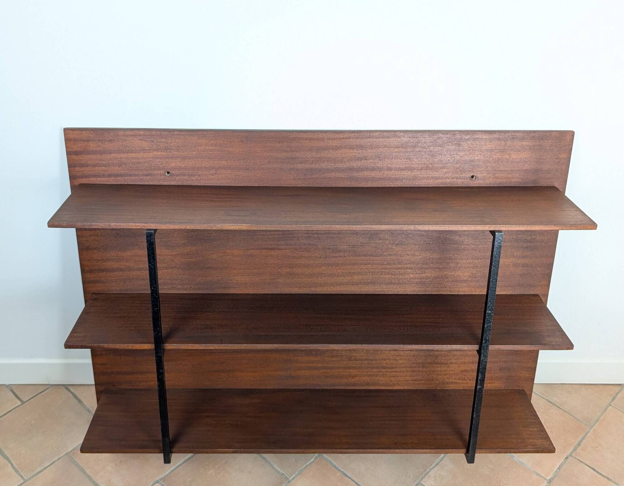 1960s wall bookshelf shelf