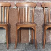 Chaises bistrot Luterma (système Monobloc, lot de 3)