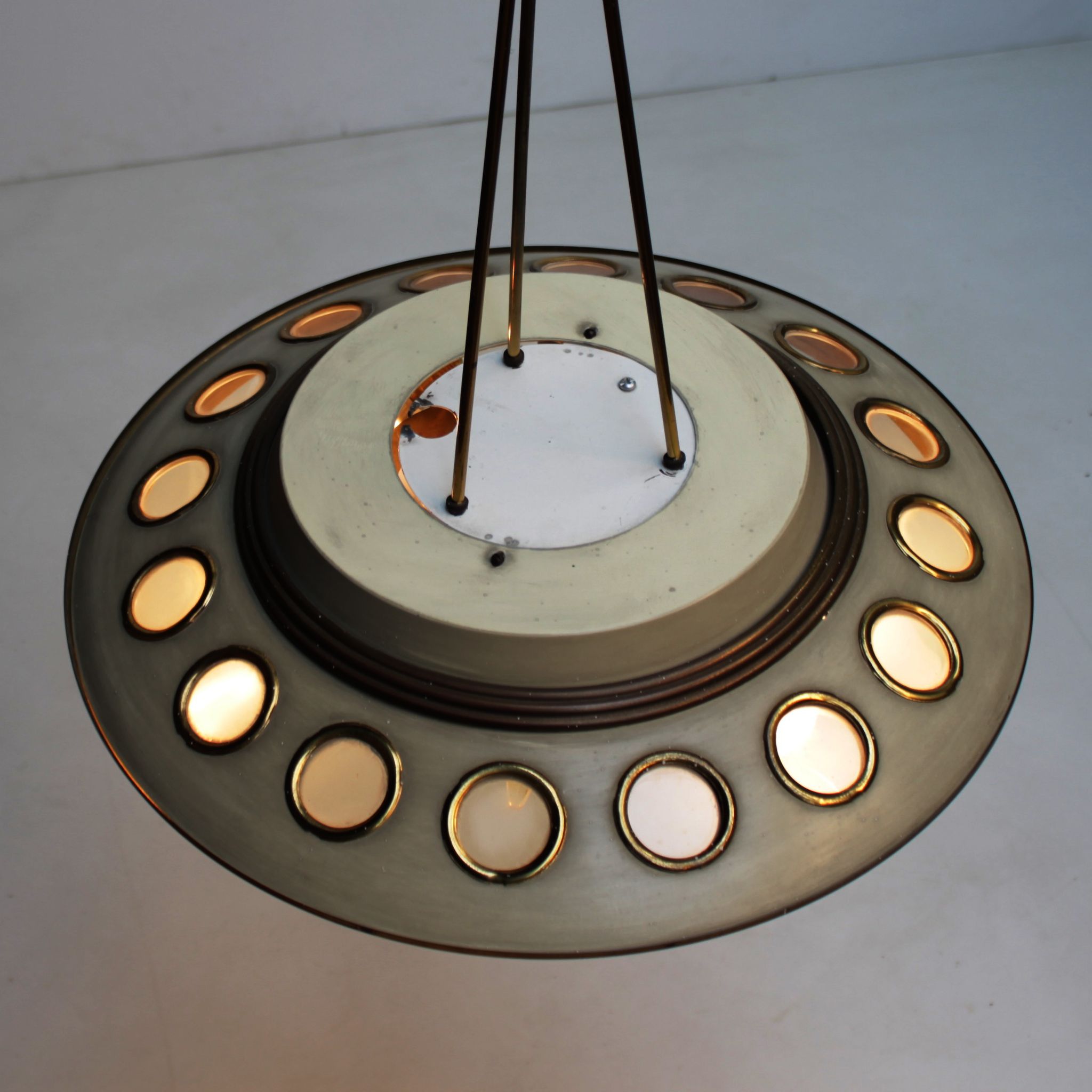 Italian hanging lamp by Lumen Milano
