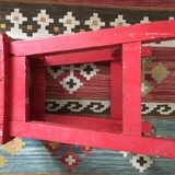 Painter red/bordeaux stool