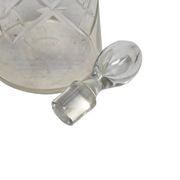 Art Deco crystal carafe, Germany, 1900s