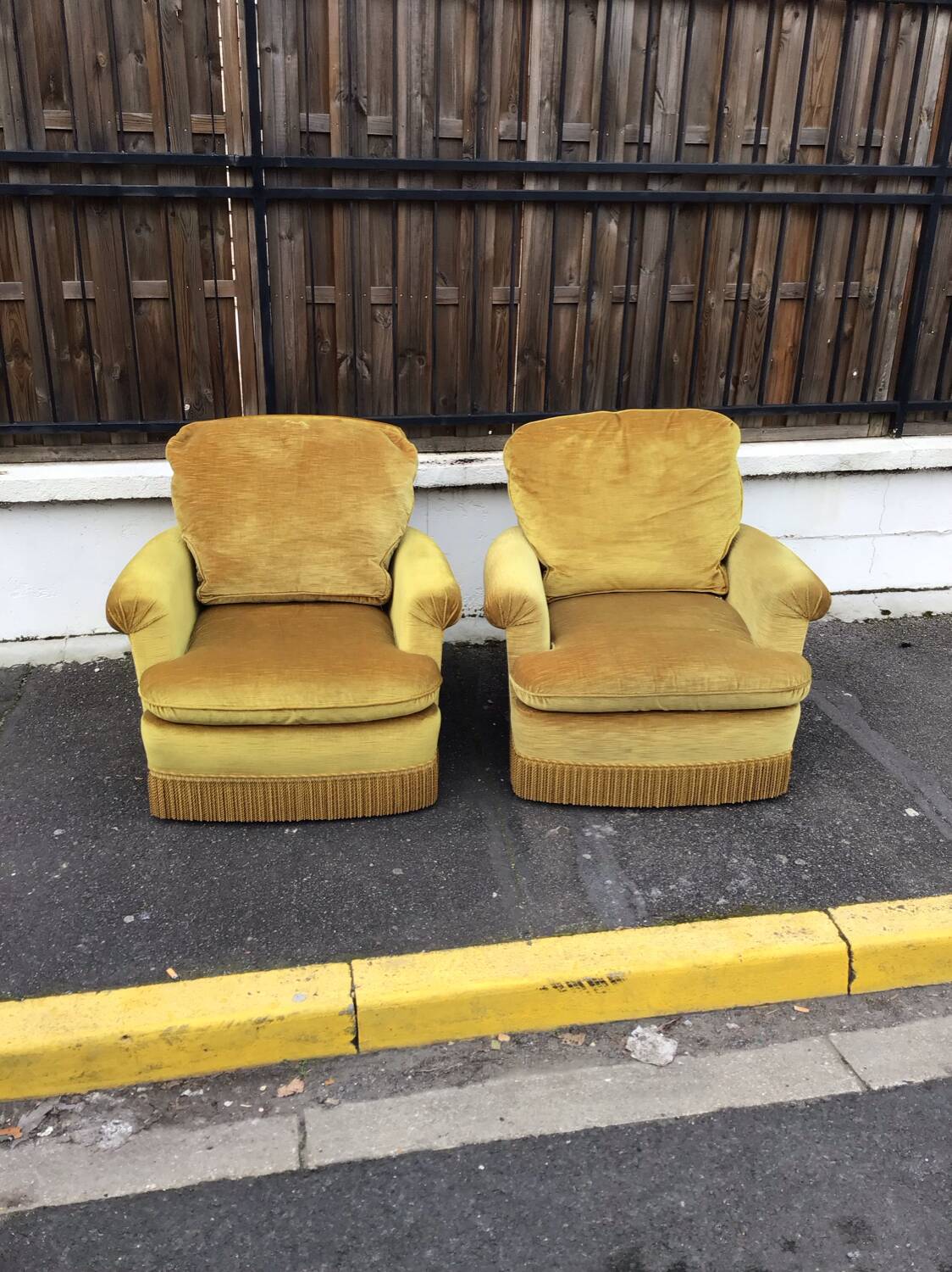 Pair of 1950 armchairs