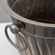 Art deco Metal Ice Bucket with Ring Handles, France 1920s