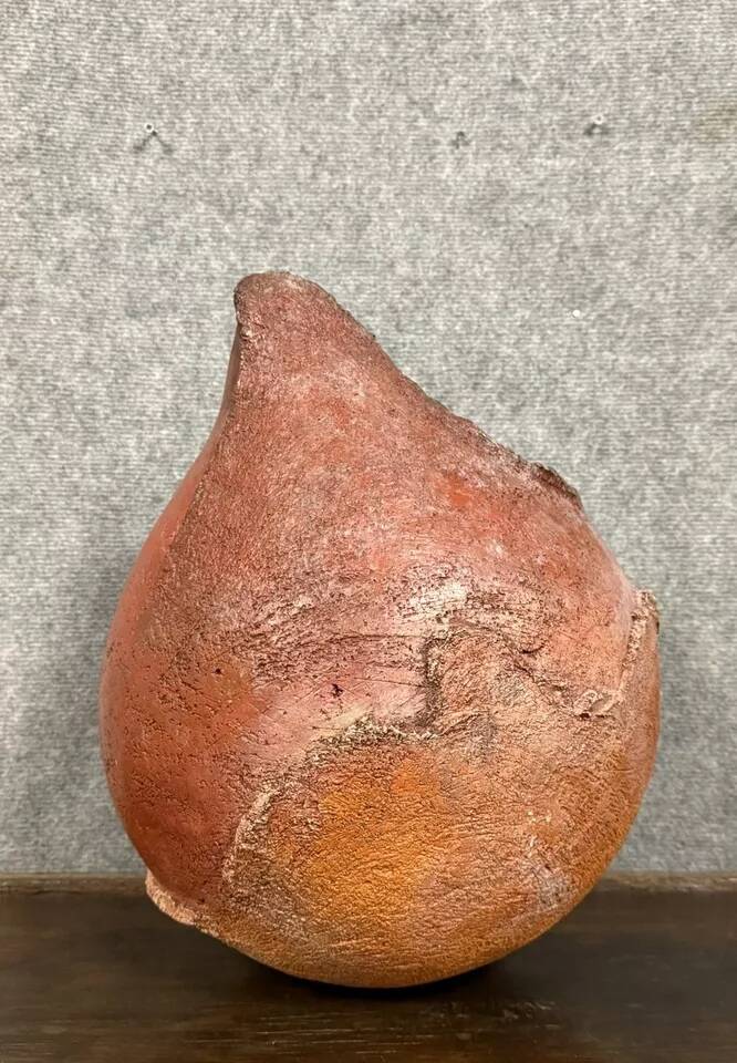 Free form polychrome ceramic sculpture 1970s