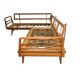 Vintage convertible Knoll Antimott corner sofa, daybed, 1960s