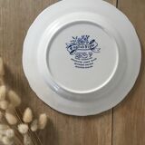 Blue English dessert plates